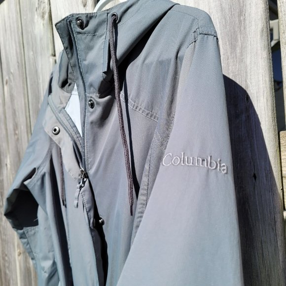 Columbia Omni Shield Advanced Repellency Midi Trench Rain Jacket Windbreaker - Picture 4 of 9